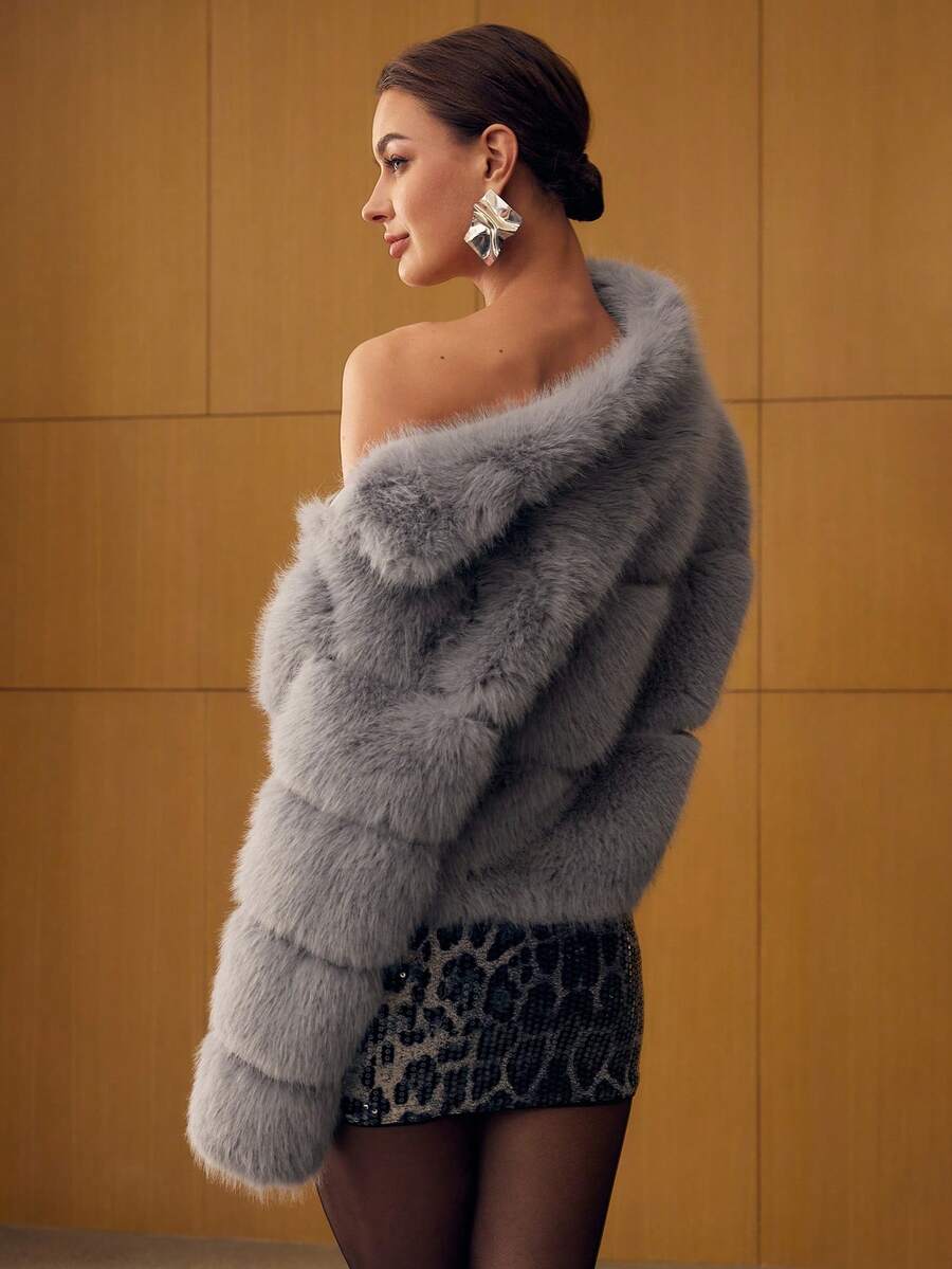 Cropped Fur Coat