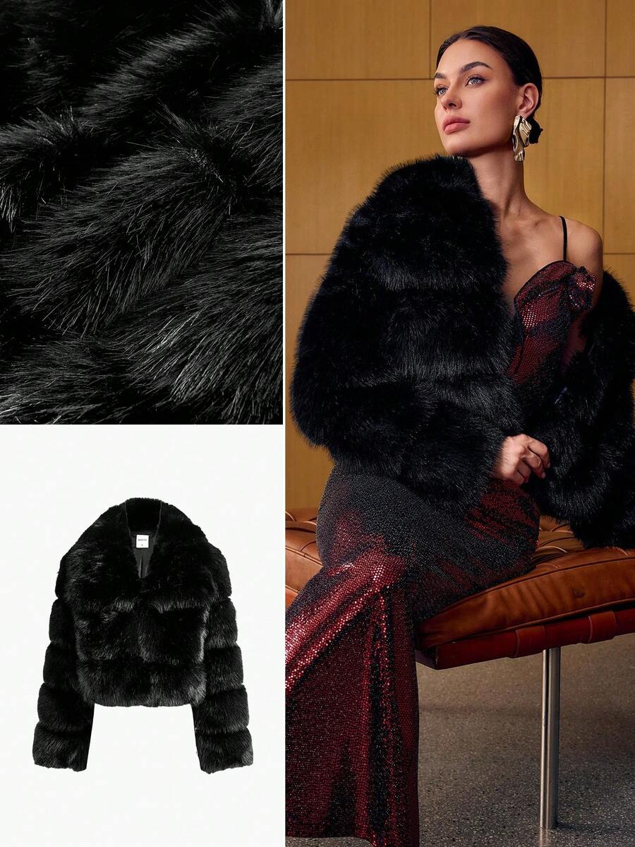 Button Fur Coat
