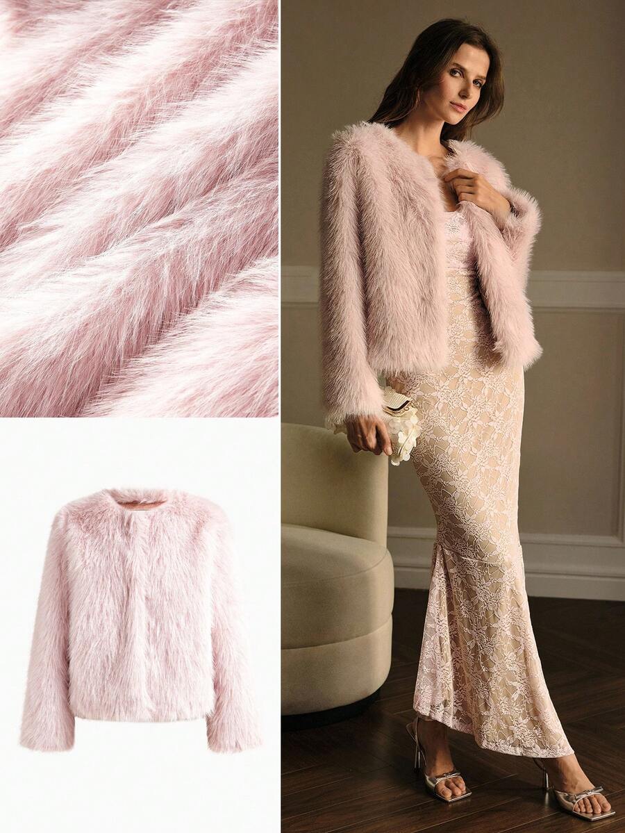 Open Fur Coat