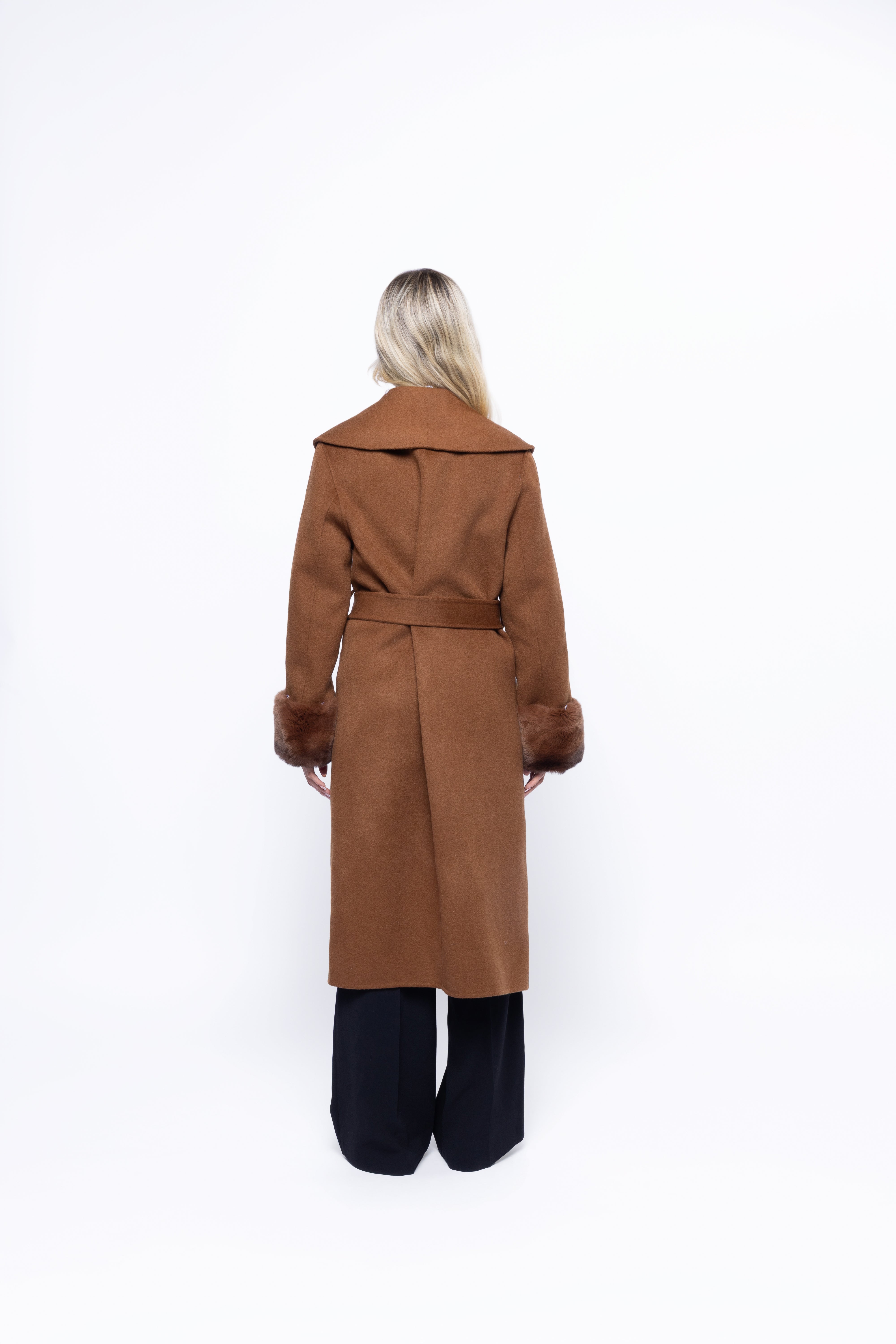 Lux Wool Cuff Coat