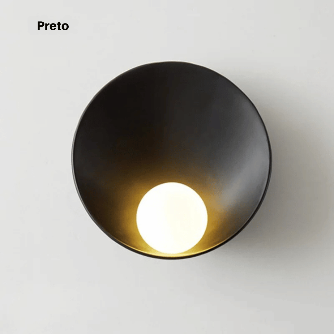 Lâmpada de Parede Shell Elegante