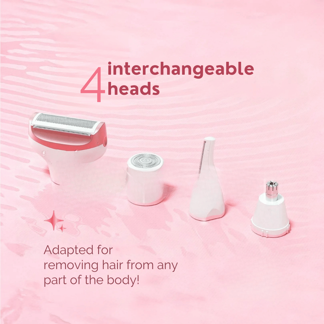4-in-1 Electric Hair Remover – GlowTrim™