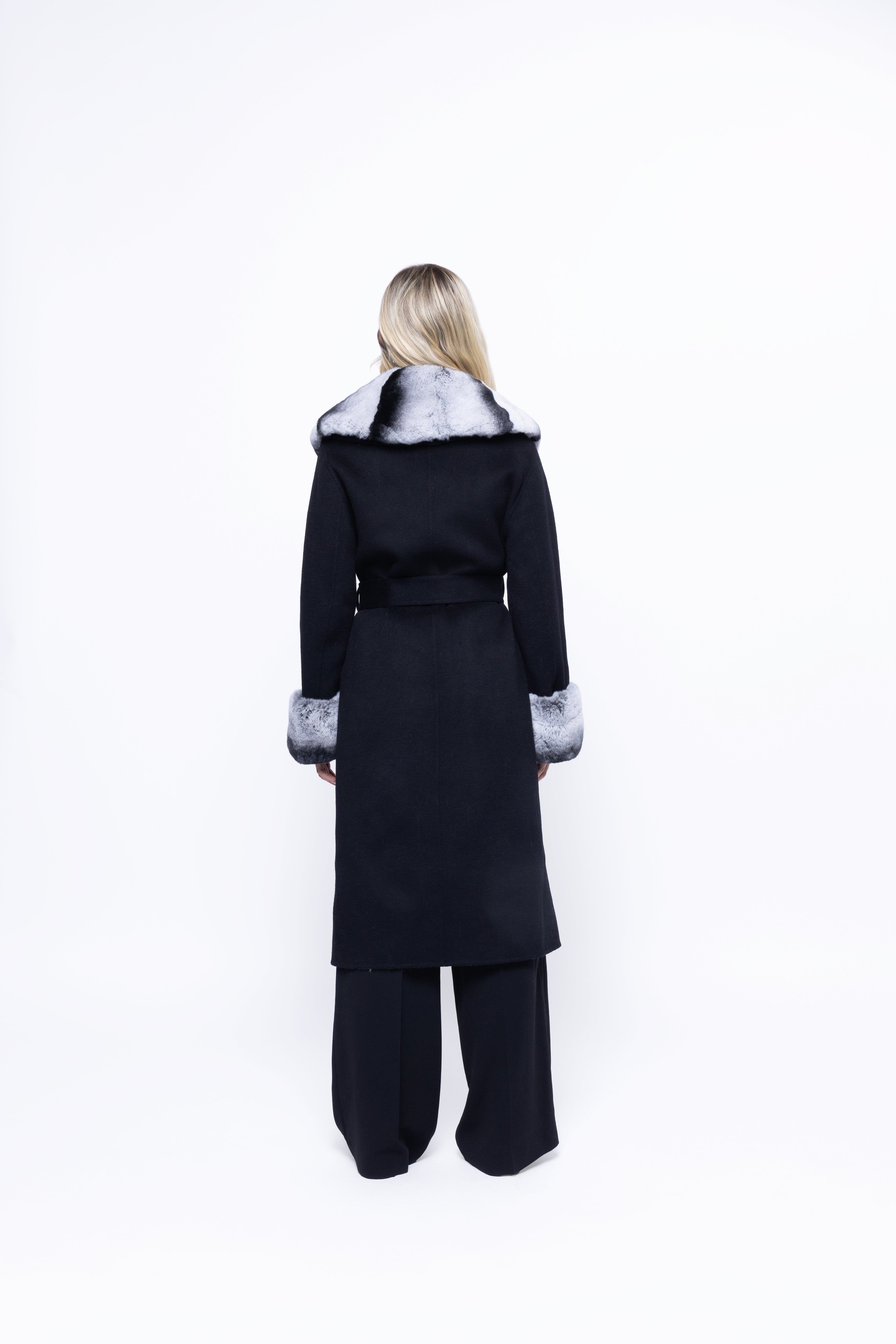 LuxeFur Wool Coat