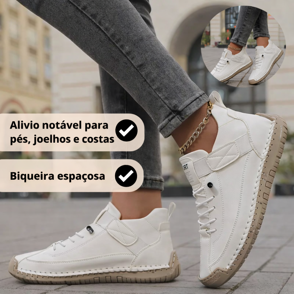 Tênis Feminino Ortopédico para Caminhada