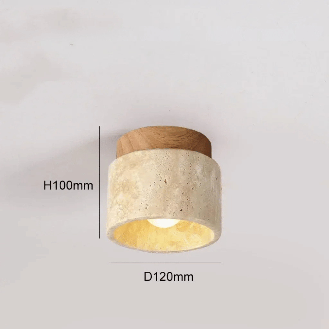 Luminária de Teto Travertino Moderna