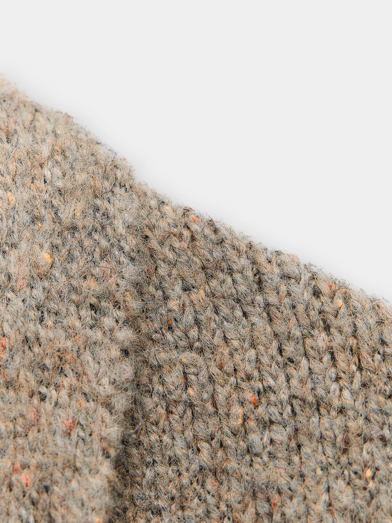 Ribbed Elegance Knit Coat