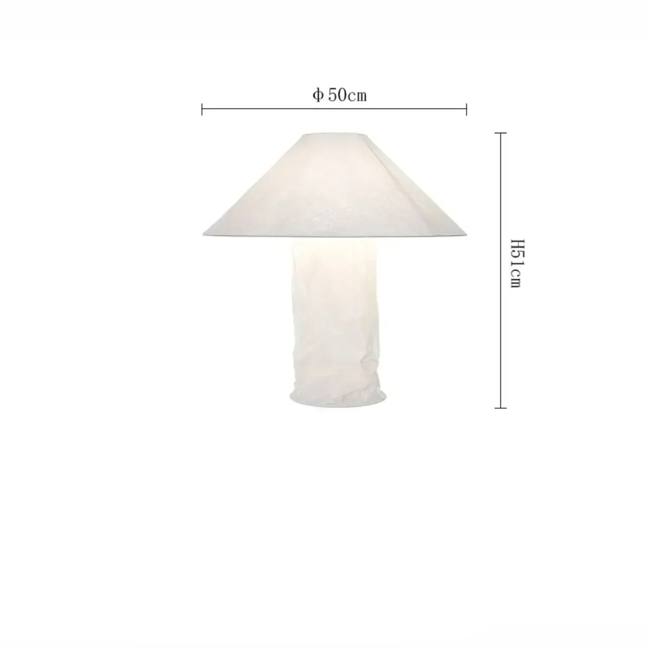 Luminária de Mesa Wabi Sabi Elegante