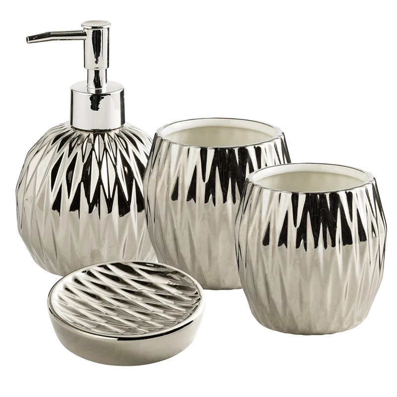 Conjunto de Banheiro em Cerâmica Elegante