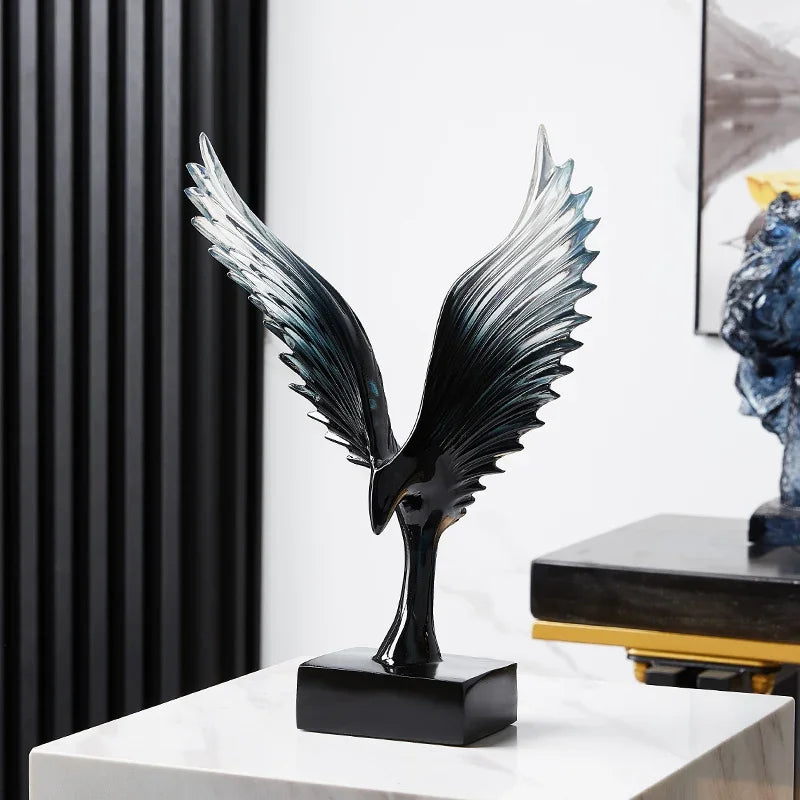 Estatueta Asas Etéreas - Decoração Elegante
