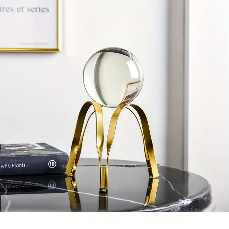 Escultura Minimalista de Metal Abstrata para Decoração - AuroraSculpt