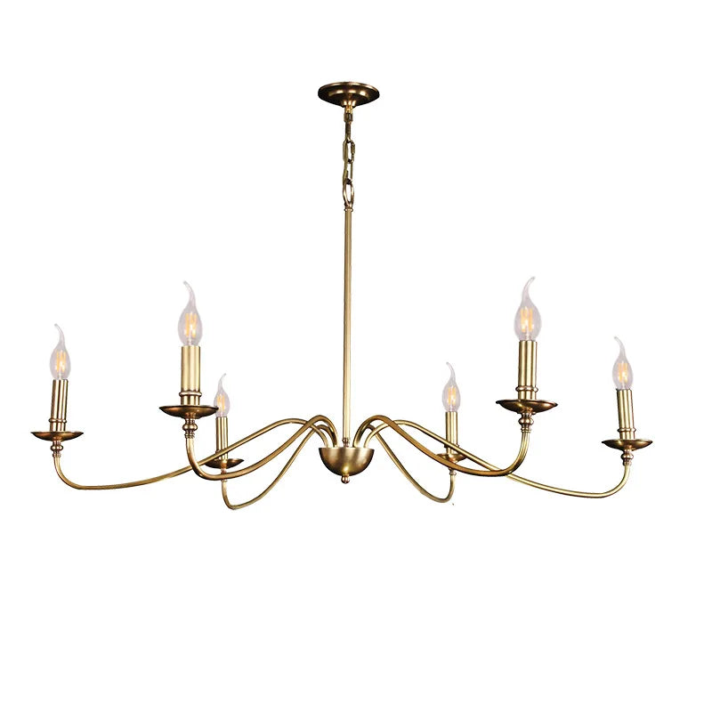 Elegante Candelabro de Ferro Forjado