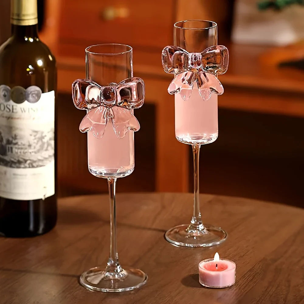 Taças de Cristal Arco Rosé para Vinho Espumante