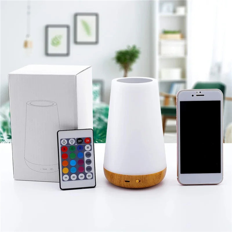 Luminária de Mesa Touch com Controle Remoto