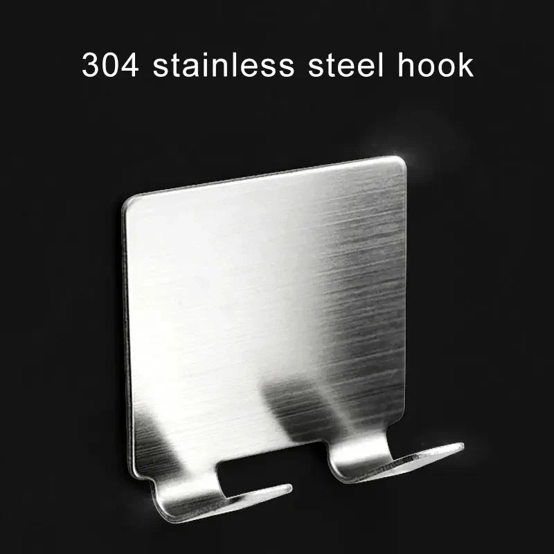 2 pçs suporte de navalha 304 aço inoxidável homens barbear barbeador navalha suporte prateleira rack armazenamento banheiro gancho organizador