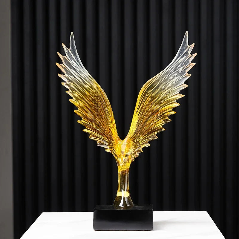 Estatueta Asas Etéreas - Decoração Elegante
