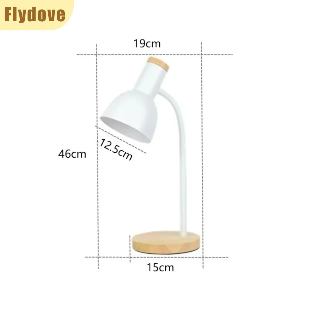 Nordic led lâmpada de mesa criativo plug-in mangueira dobrável aprendizagem proteção para os olhos casa sala estar dormitório cabeceira luz decorativa