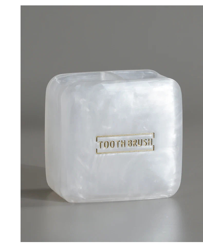 Conjunto de Acessórios Essencial de Banheiro Branco Pérola