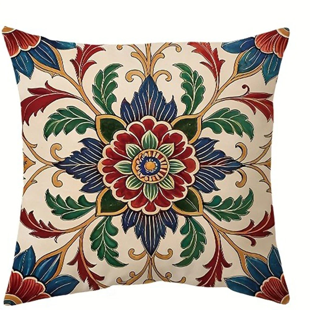 Capa de Almofada Paisley Floral