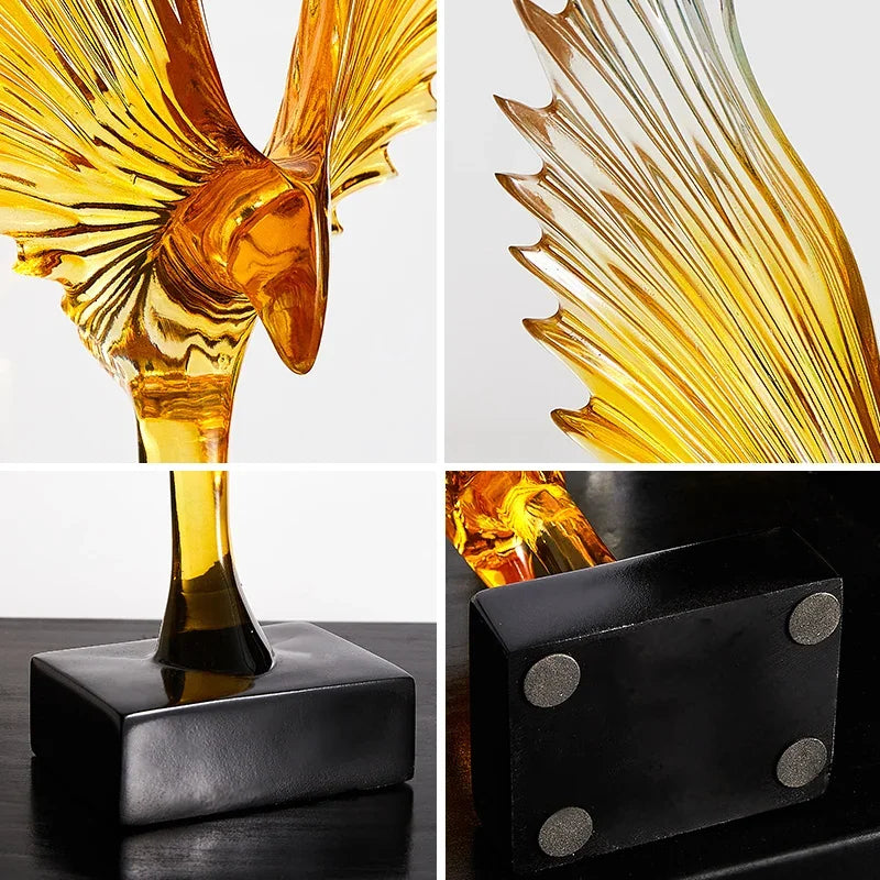 Estatueta Asas Etéreas - Decoração Elegante