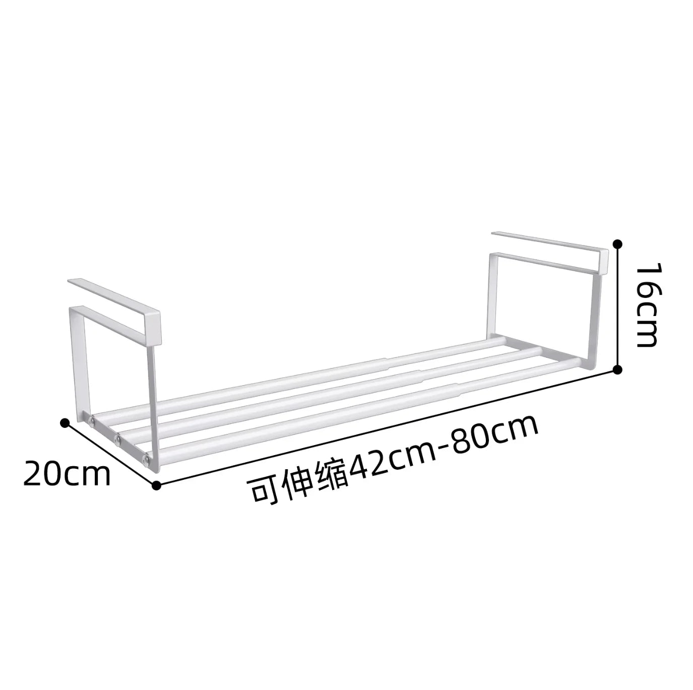 Sapateira |   Organizador em camadas que economiza espaço para armários de sapatos domésticos |   Suporte para sapatos sob prateleira com cesta suspensa