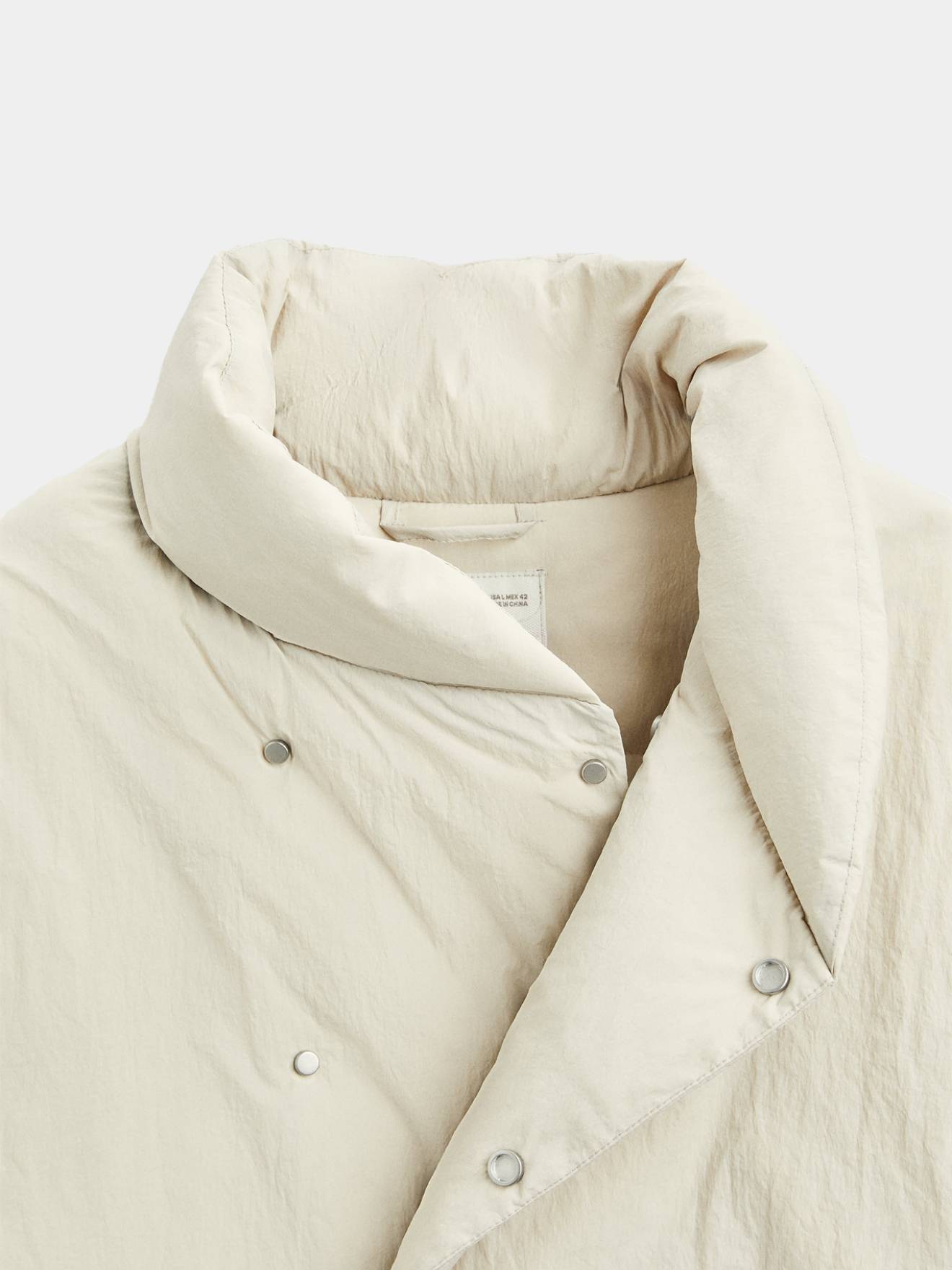 White Padded Fold Jacket
